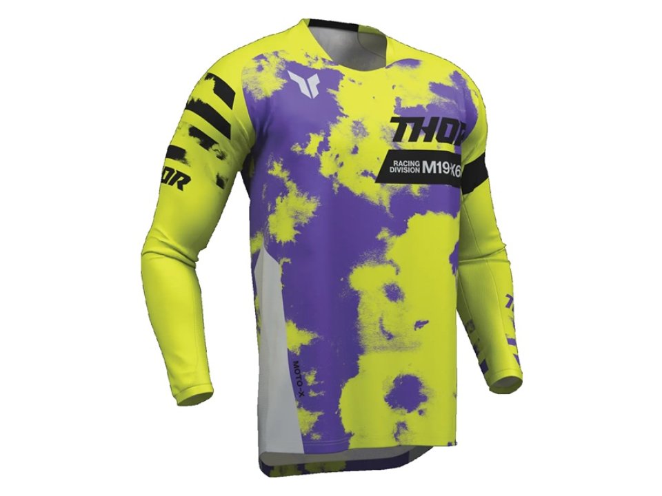 Thor Launchmode Bleach gyerek motoros mez (Sárga - Lila)