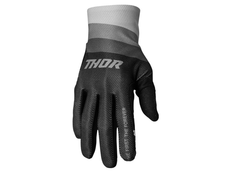 Thor Intense Assist React motoros kesztyű (Fekete - Szürke)