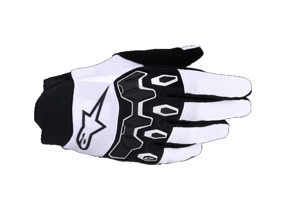 Alpinestars Full Bore v2 motoros kesztyű (Fehér - Fekete)