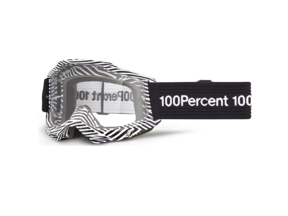 100% - Accuri 2 Samba Fekete Cross szemüveg - Átlátszó plexivel