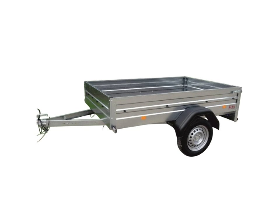 Alfa 12015MN.75L laprugós utánfutó, 200x144 cm, 750kg