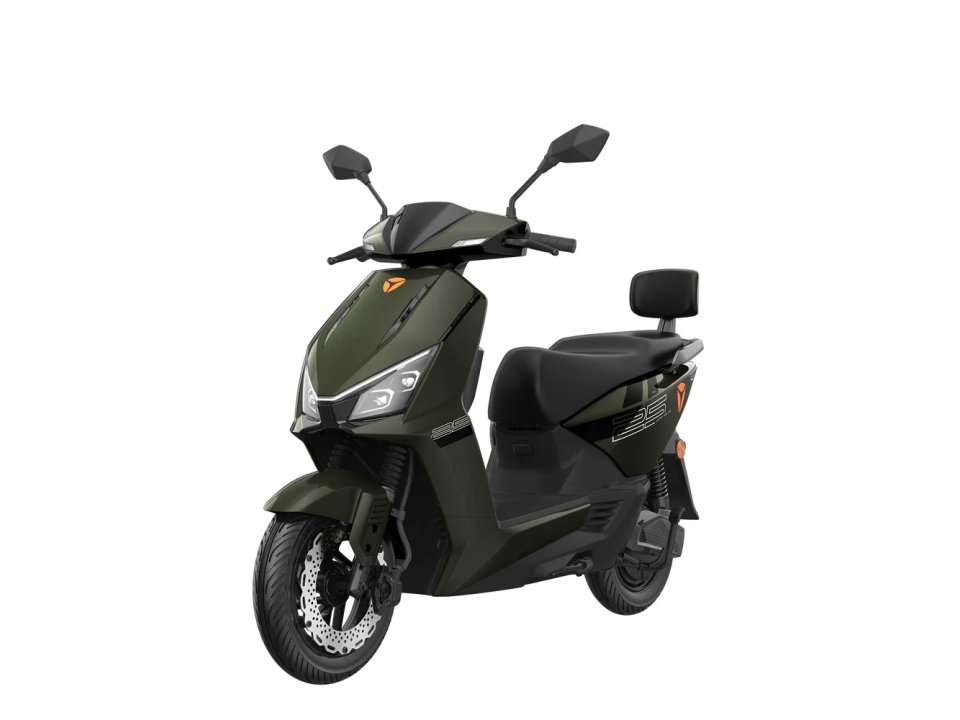 Yadea GT-25 elektromos robogó 2200W, 72V, 23AH, Grafén (ÚJ) - Sötétzöld