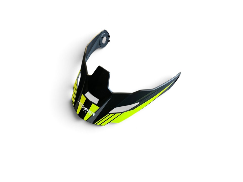 Highper Multi-Tour Bukósisak silt - Matt fekete - fluo sárga