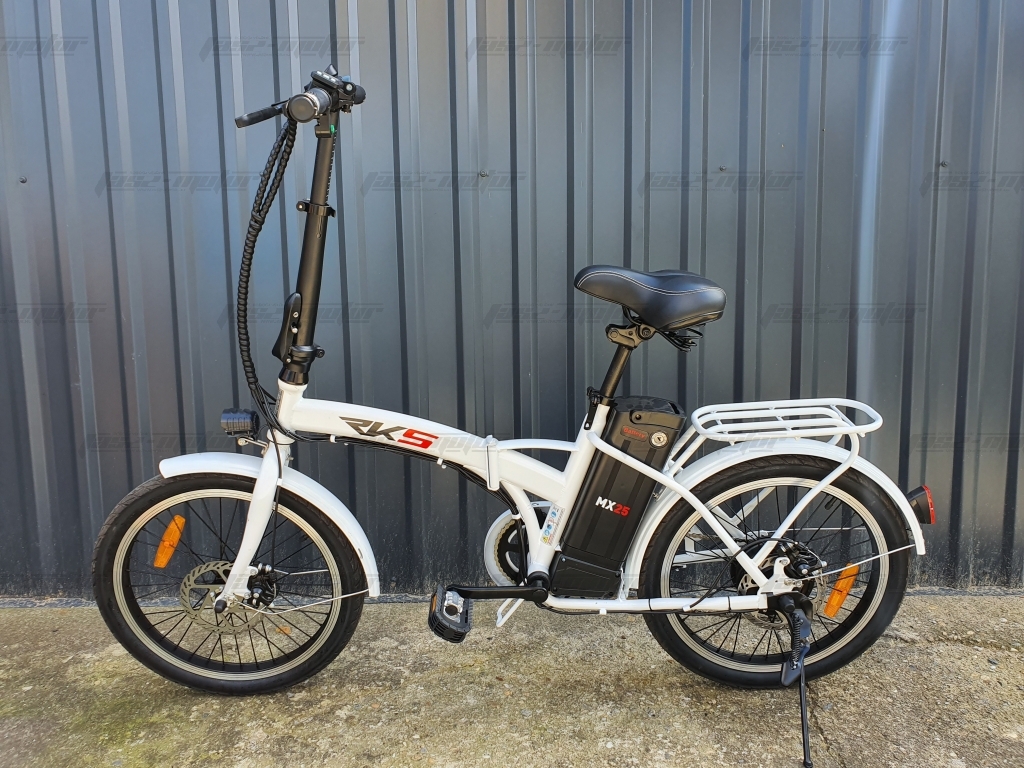 Polymobil MX 25 Elektromos kisegítőmotorral szerelt kerékpár - Fehér