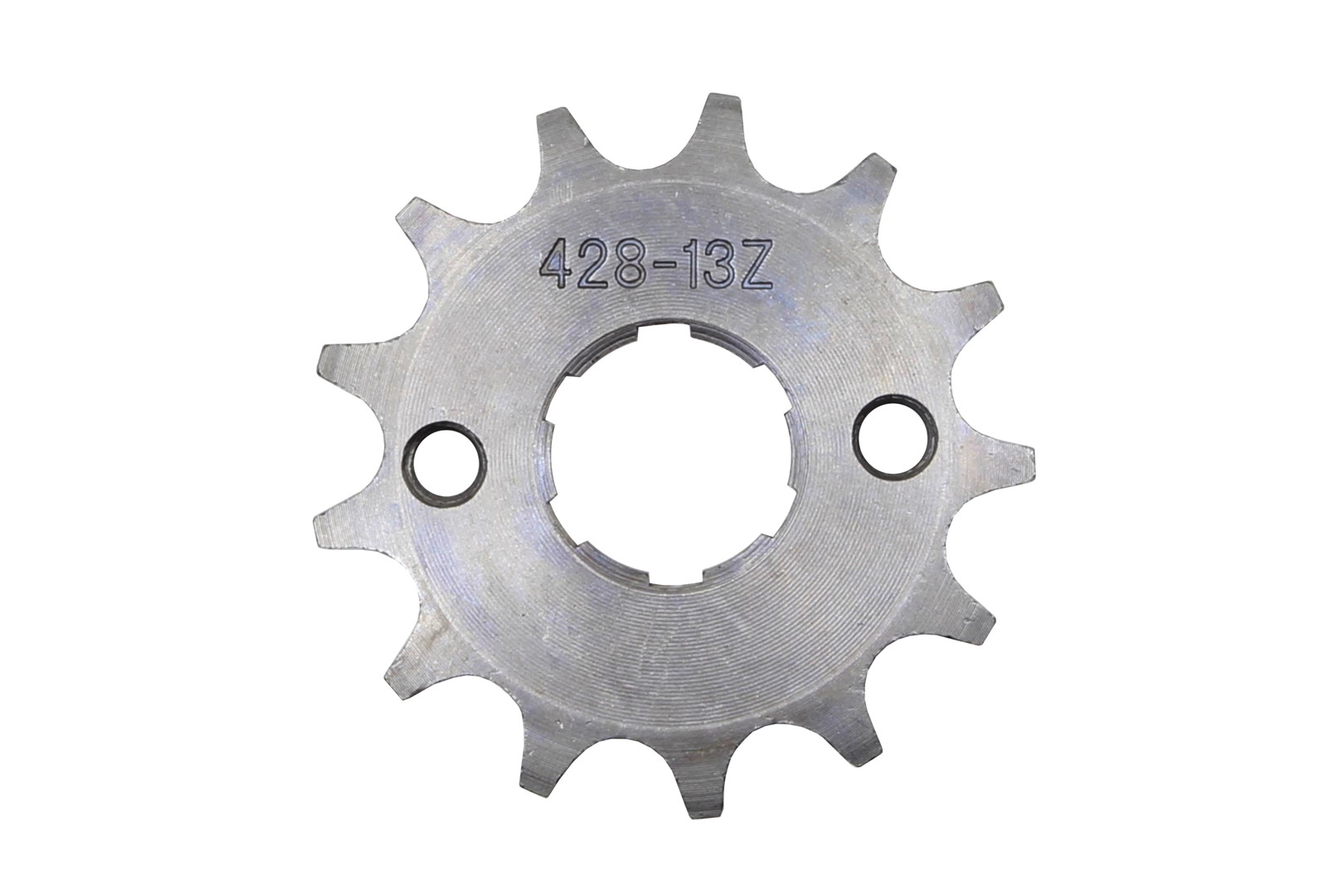Pignon Avant Moto 13 Dents Pour Chaîne 428 - Diamètre D'arbre 20 Mm - En Métal Couleur Titane - Compatible ATV, Dirt Bike, Moto Cross