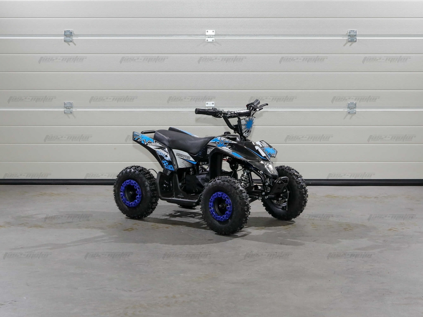 HIGHPER ATV-8E Elektromos Pocket Gyerek Quad (Új) - Fekete-kék