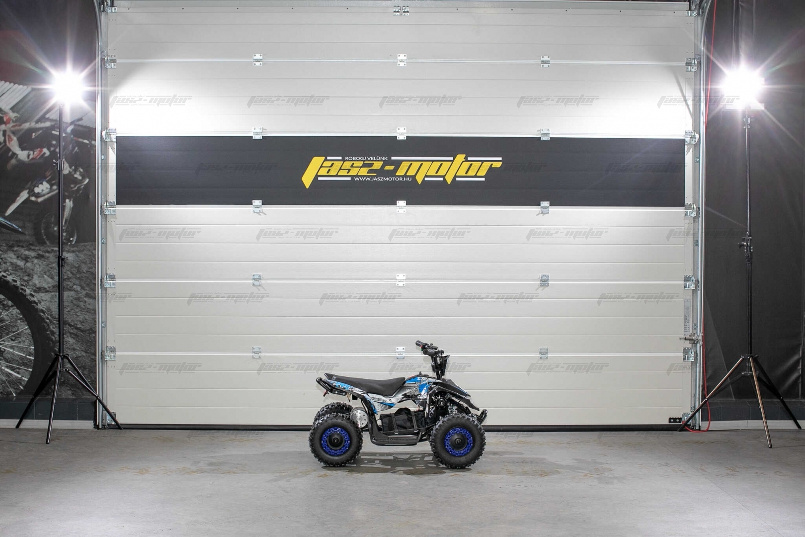 HIGHPER ATV-8E Elektromos Pocket Gyerek Quad (Új) - Fekete-kék