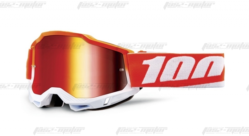 100% - Accuri Matigofun Cross szemüveg - Piros tükrös plexivel