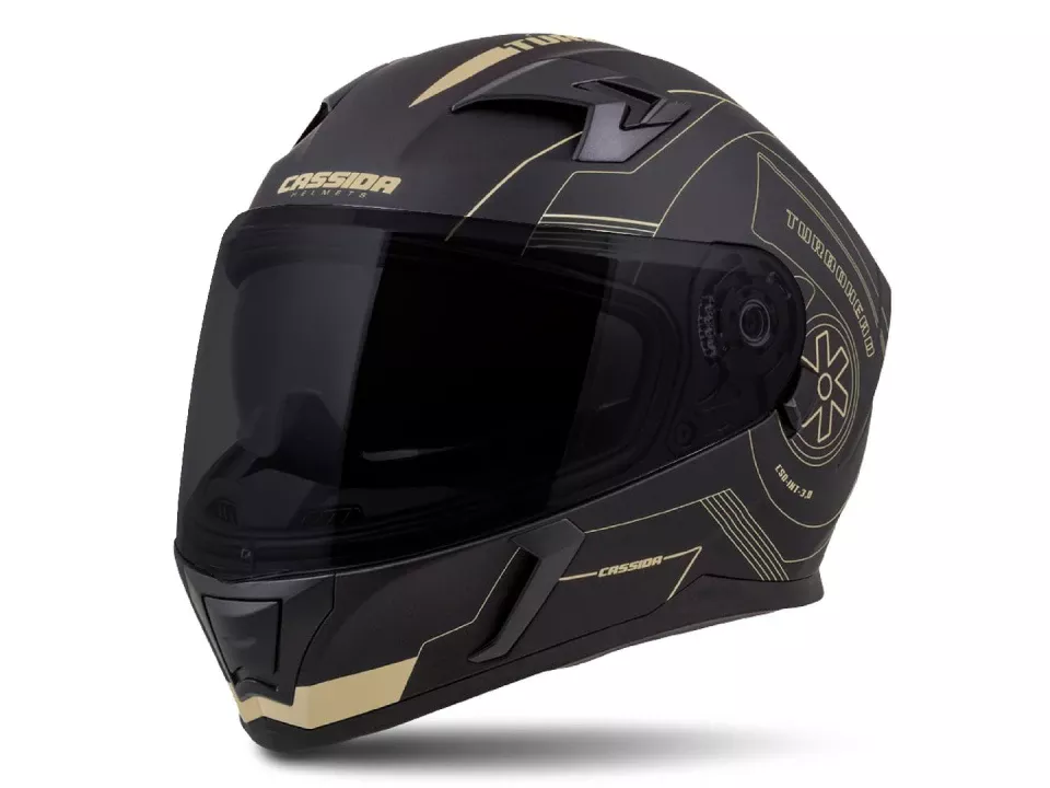 jaszmotor_webshop_cassida_integral_3.0_turbohead_zart_bukosisak_napszemuveggel,_pinlock_elokeszitessel_+_ajandek_sotetitett_plexi_(matt_fekete-arany)