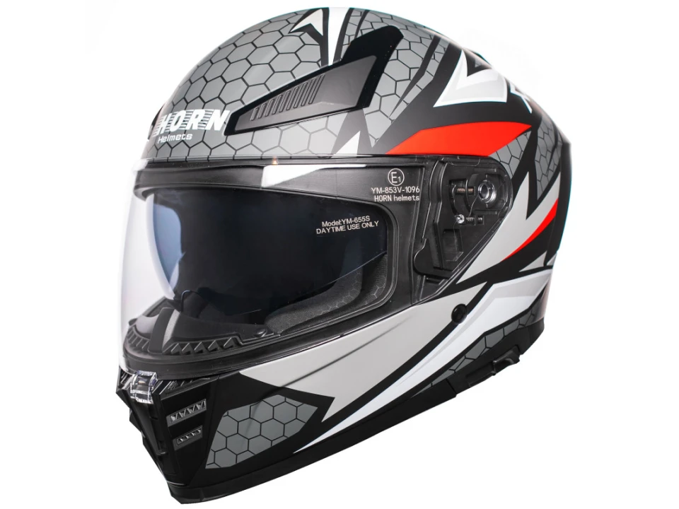 jaszmotor_webshop_horn_h831_viper_zart_bukosisak_cu_ochelari_de_soare_încorporați_(gri_mat-negru-roșu)