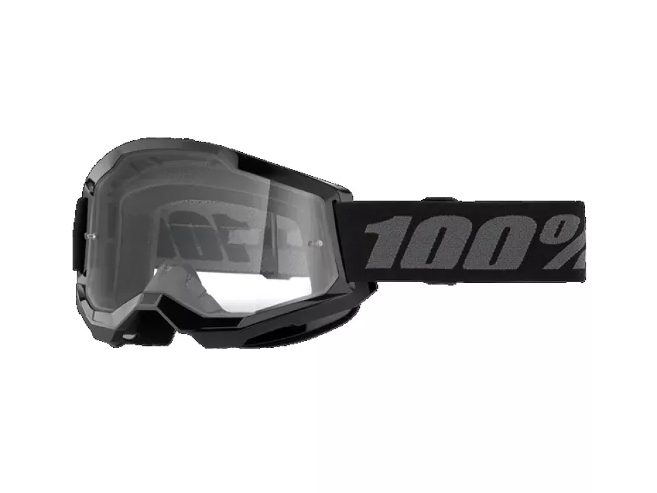 jaszmotor_webshop_100%_-_strata_2_youth_gyerek_fekete_cross_szemuveg_-_Átlatszo_plexivel