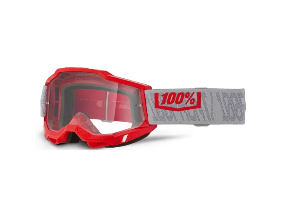 jaszmotor_webshop_100%_-_accuri_2_gatorbak_piros_cross_szemuveg_-_Átlatszo_plexivel