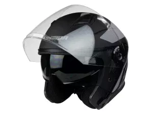 jaszmotor_webshop_cassida_jet_tech_corso_nyitott_bukosisak_napszemuveggel_(matt_fekete-szurke) galéria