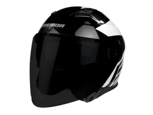 jaszmotor_webshop_cassida_jet_tech_corso_nyitott_bukosisak_napszemuveggel_(fekete-feher) galéria