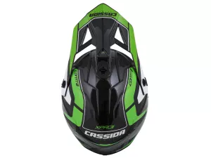 jaszmotor_webshop_cassida_pro_ii_contra_Üvegszalas_cross_bukosisak_(zold_-_szurke_-_fekete_-_feher) galéria
