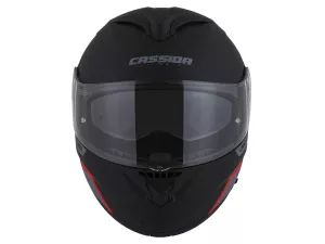 jaszmotor_webshop_cassida_compress_2.0_felnyithato_bukosisak_napszemuveggel_+_ajandek_pinlock_lencse_(matt_fekete-piros-szurke) galéria