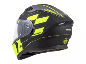 jaszmotor_webshop_cassida_integral_3.0_roxor_zart_bukosisak_napszemuveggel,_pinlock_elokeszitessel_+_ajandek_sotetitett_plexi_(matt_fekete-sarga) galéria