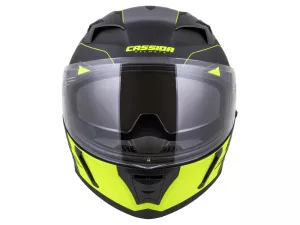 jaszmotor_webshop_cassida_integral_3.0_roxor_zart_bukosisak_napszemuveggel,_pinlock_elokeszitessel_+_ajandek_sotetitett_plexi_(matt_fekete-sarga) galéria