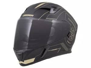 jaszmotor_webshop_cassida_integral_3.0_turbohead_zart_bukosisak_napszemuveggel,_pinlock_elokeszitessel_+_ajandek_sotetitett_plexi_(matt_fekete-arany) galéria