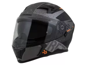 jaszmotor_webshop_cassida_integral_3.0_drift_zart_bukosisak_napszemuveggel,_pinlock_elokeszitessel_+_ajandek_sotetitett_plexi_(matt_fekete-szurke-narancssarga) galéria