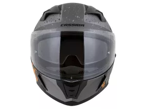 jaszmotor_webshop_cassida_integral_3.0_drift_zart_bukosisak_napszemuveggel,_pinlock_elokeszitessel_+_ajandek_sotetitett_plexi_(matt_fekete-szurke-narancssarga) galéria