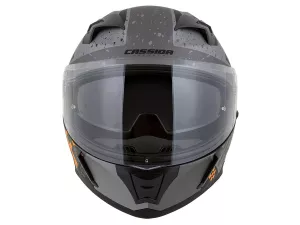 jaszmotor_webshop_cassida_integral_3.0_drift_zart_bukosisak_napszemuveggel,_pinlock_elokeszitessel_+_ajandek_sotetitett_plexi_(matt_fekete-szurke-narancssarga) galéria