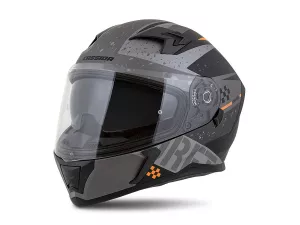 jaszmotor_webshop_cassida_integral_3.0_drift_zart_bukosisak_napszemuveggel,_pinlock_elokeszitessel_+_ajandek_sotetitett_plexi_(matt_fekete-szurke-narancssarga) galéria