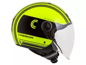jaszmotor_webshop_cassida_handy_metropolis_safety_nyitott_bukosisak_(citromsarga-fekete) galéria