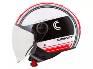 jaszmotor_webshop_cassida_handy_metropolis_nyitott_bukosisak_(piros-feher-fekete) galéria