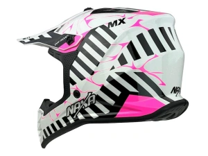 jaszmotor_webshop_naxa_c11_f_gyerek_cross_bukosisak_(feher-fekete-rozsaszin) galéria