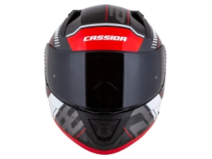 jaszmotor_webshop_cassida_aero_drome_zart_bukosisak_napszemuveggel,_pinlock_elokeszitessel_+_ajandek_sotetitett_plexi_(matt_fekete-piros) galéria