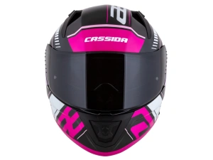 jaszmotor_webshop_cassida_aero_drome_zart_bukosisak_napszemuveggel,_pinlock_elokeszitessel_+_ajandek_sotetitett_plexi_(matt_fekete-rozsaszin) galéria