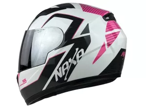 jaszmotor_webshop_naxa_f34-e_zart_gyerek_bukosisak_ezust_tukros_plexivel_(fekete-feher-rozsaszin) galéria