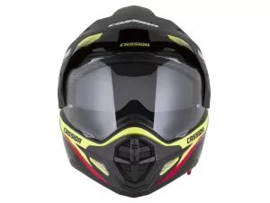 jaszmotor_webshop_cassida_tour_2.0_x-tra_cross_bukosisak_felnyithato_plexivel_es_napszemuveggel,_pinlock_elokeszitessel_(matt_fekete-sarga-piros) galéria