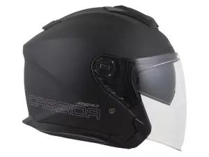 jaszmotor_webshop_cassida_jet_tech_2.0_solid_nyitott_bukosisak_napszemuveggel_(matt_fekete) galéria