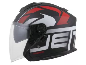 jaszmotor_webshop_cassida_jet_tech_2.0_roto_nyitott_bukosisak_napszemuveggel_(matt_fekete-piros-feher) galéria