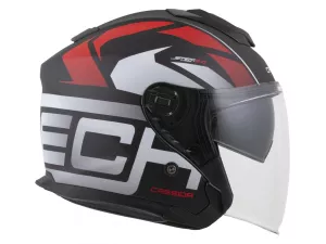 jaszmotor_webshop_cassida_jet_tech_2.0_roto_nyitott_bukosisak_napszemuveggel_(matt_fekete-piros-feher) galéria