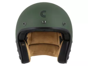 jaszmotor_webshop_cassida_eso_super_hooligan_nyitott_bukosisak_(zold-matt_fekete) galéria