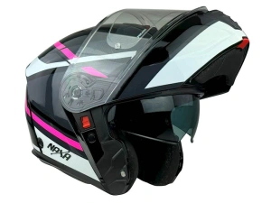 jaszmotor_webshop_naxa_f07-f_felnyithato_bukosisak_napszemuveggel_+_ajandek_pinlock_lencse_(fekete-rozsaszin-feher) galéria