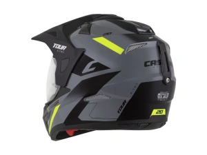 jaszmotor_webshop_cassida_tour_2.0_x-tra_cross_bukosisak_felnyithato_plexivel_es_napszemuveggel,_pinlock_elokeszitessel_(matt_fekete-szurke-sarga) galéria