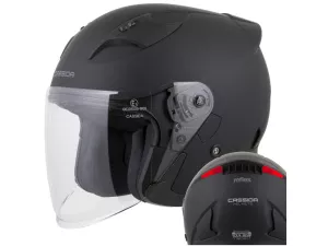 jaszmotor_webshop_cassida_reflex_2.0_nyitott_bukosisak_(matt_fekete) galéria