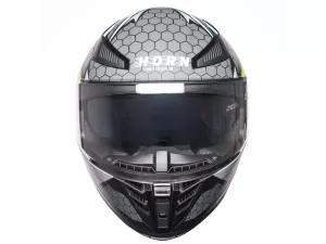 jaszmotor_webshop_horn_h831_viper_zart_bukosisak_beepitett_napszemuveggel_(matt_szurke-fekete-sarga) galéria