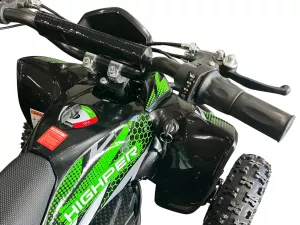 jaszmotor_webshop_highper_e-draconis_mini_elektromos_gyerek_quad_1000w,_36v_(Új)_-_zold galéria