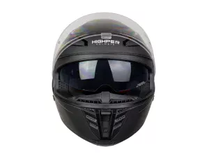 jaszmotor_webshop_highper_fusion_pro_zart_bukosisak_napszemuveggel_+_ajandek_pinlock_(matt_fekete) galéria