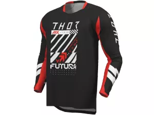 jaszmotor_webshop_thor_launchmode_futura_gyerek_motoros_mez_(fekete_-_piros) galéria