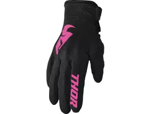 jaszmotor_webshop_thor_sector_noi_motoros_kesztyu_(fekete_-_rozsaszin) galéria