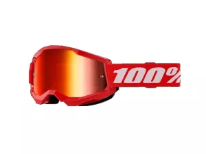 jaszmotor_webshop_100%_-_strata_2_piros_cross_szemuveg_-_piros_tukros_plexivel galéria