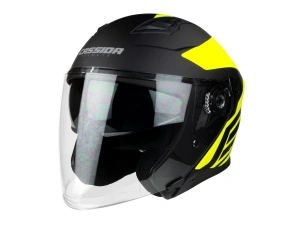 jaszmotor_webshop_cassida_jet_tech_corso_nyitott_bukosisak_napszemuveggel_(matt_fekete-sarga) galéria