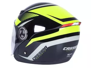 jaszmotor_webshop_cassida_reflex_nyitott_bukosisak_(fekete-sarga) galéria