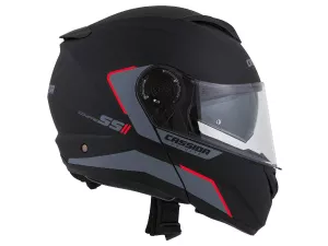 jaszmotor_webshop_cassida_compress_2.0_felnyithato_bukosisak_napszemuveggel_+_ajandek_pinlock_lencse_(matt_fekete-piros-szurke) galéria